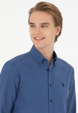 Erkek Lacivert Uzun Kollu Gömlek - 50279432001