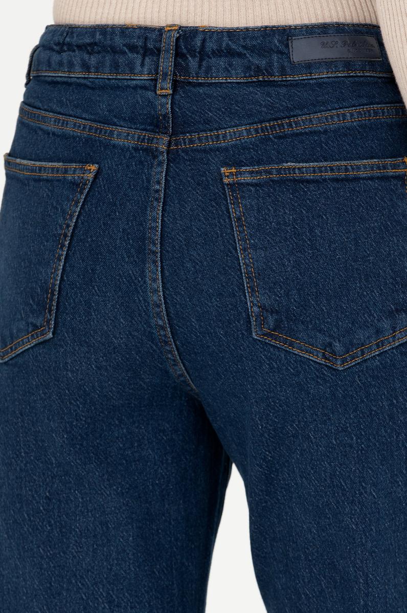 Kadın Koyu Mavi Jean Pantolon