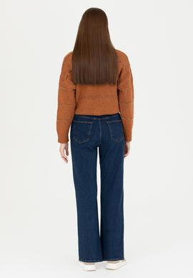Kadın Koyu Mavi Jean Pantolon - 50271462013