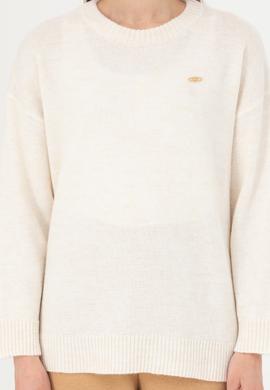 Kadın Ekru Bisiklet Yaka Kazak - 50277265027