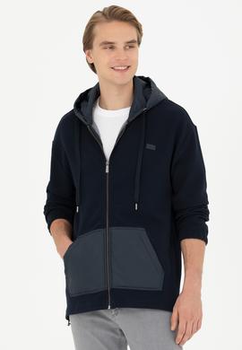 Erkek Lacivert Örme Hırka - 50270820008