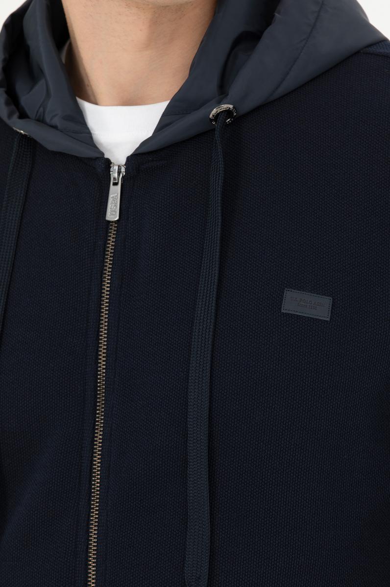 Erkek Lacivert Örme Hırka