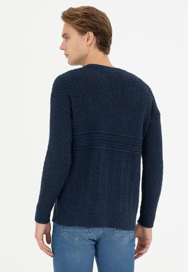 Erkek Lacivert Kazak - 50271046008