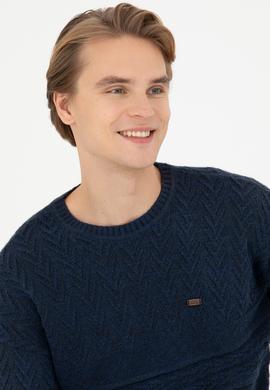 Erkek Lacivert Kazak - 50271046008