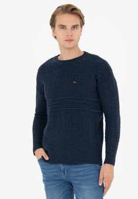 Erkek Lacivert Kazak - 50271046008