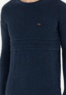 Erkek Lacivert Kazak - 50271046008