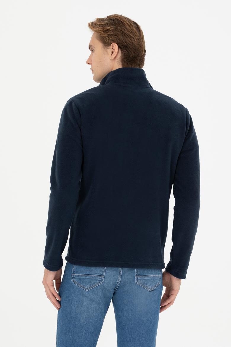 Erkek Lacivert Örme Hırka - 50278927009