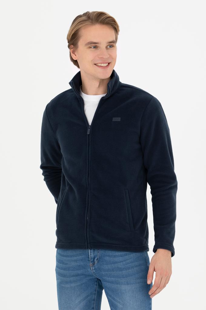 Erkek Lacivert Örme Hırka