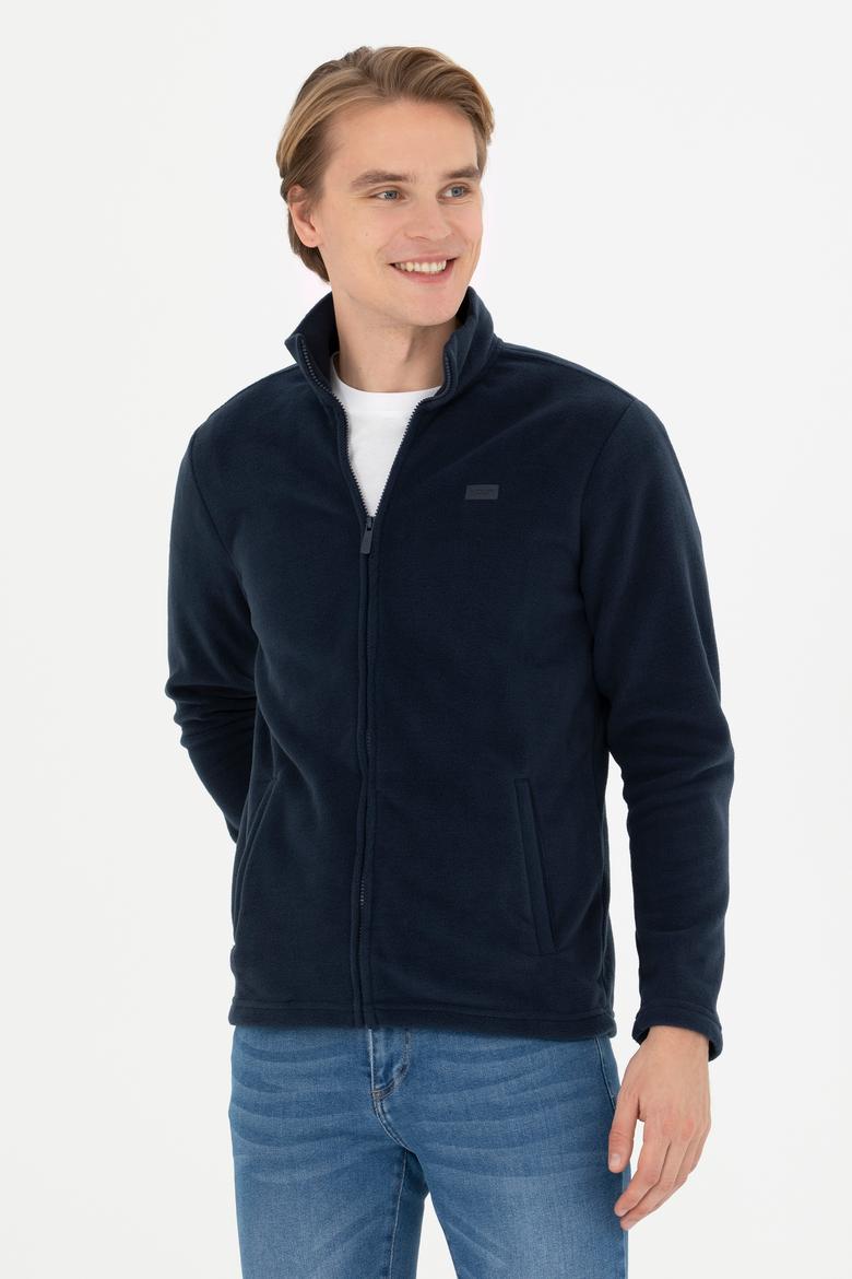 Erkek Lacivert Örme Hırka