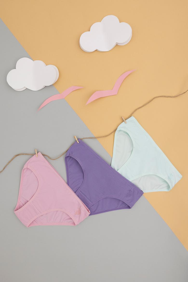 Kız Çocuk 3'lü Külot