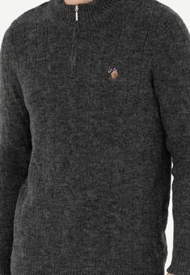 Erkek Antrasit Melanj Kazak - 50270972019