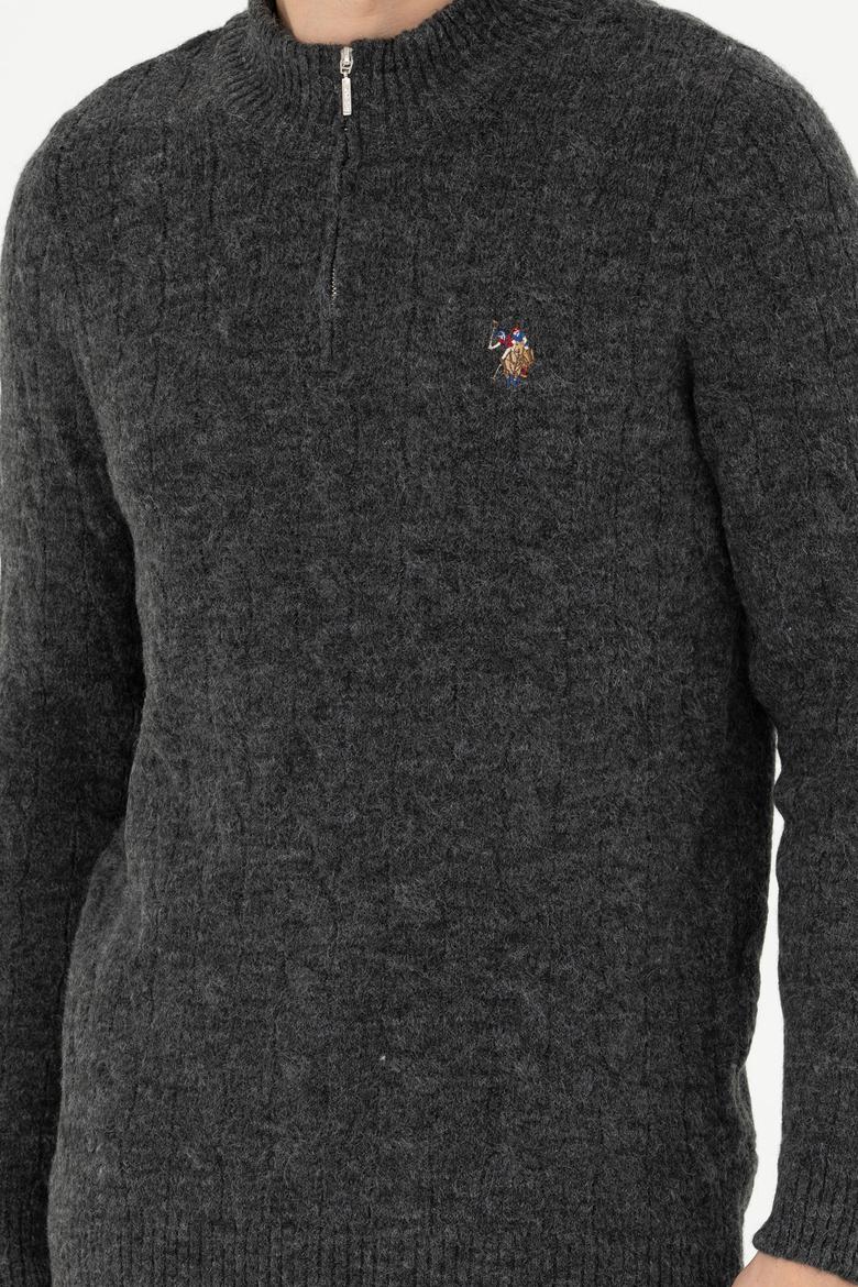 Erkek Antrasit Melanj Kazak - 50270972019