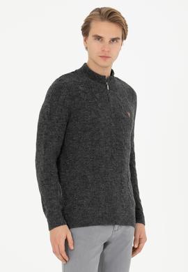 Erkek Antrasit Melanj Kazak - 50270972019