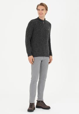 Erkek Antrasit Melanj Kazak - 50270972019