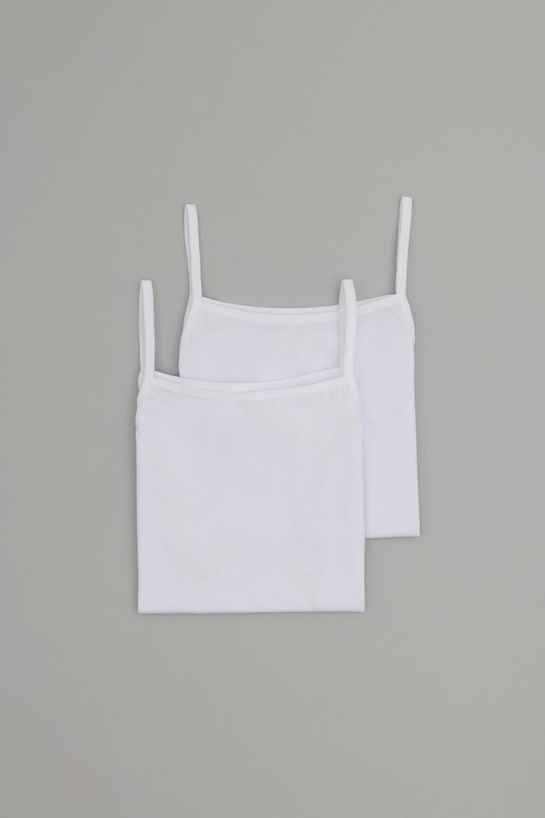 Kız Çocuk 2'li İp Askılı Atlet - 50288832001