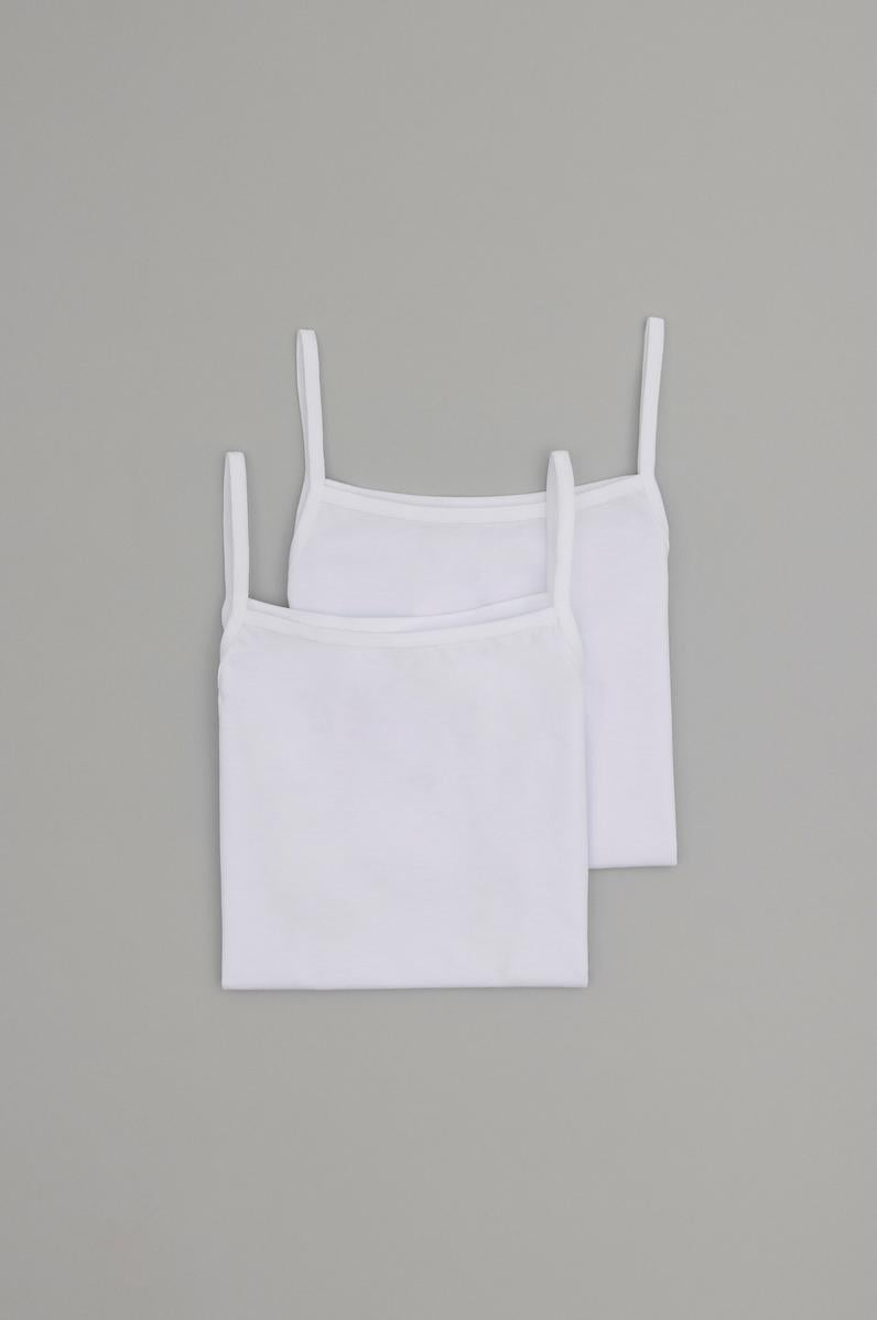 Kız Çocuk 2'li İp Askılı Atlet