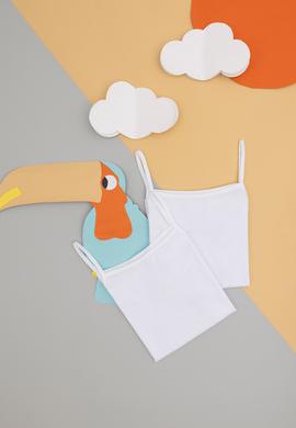 Kız Çocuk 2'li İp Askılı Atlet - 50288832001