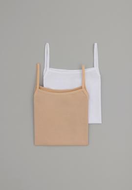 Kız Çocuk 2'li İp Askılı Atlet - 50288833003