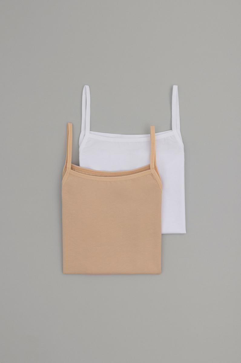 Kız Çocuk 2'li İp Askılı Atlet