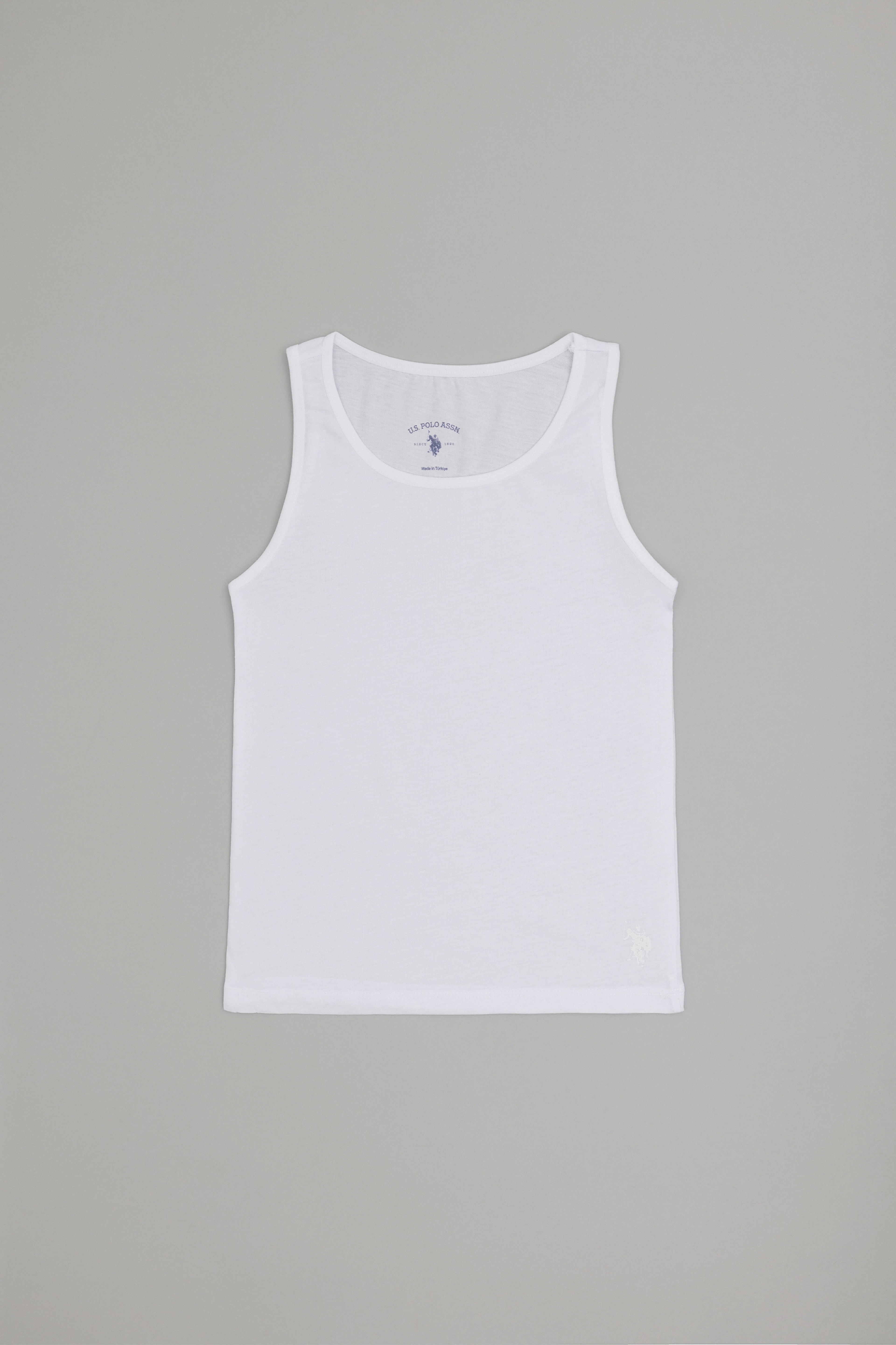 Kız Çocuk 2'li Bisiklet Yaka Basic Atlet - Image 4