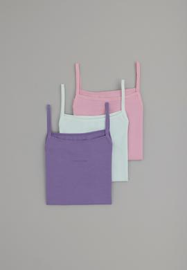 Kız Çocuk 3'lü İp Askılı Atlet - 50288842001