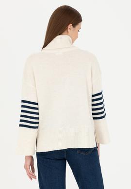 Kadın Taş Boğazlı Kazak - 50277278018