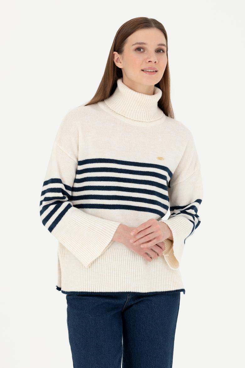 Kadın Taş Boğazlı Kazak