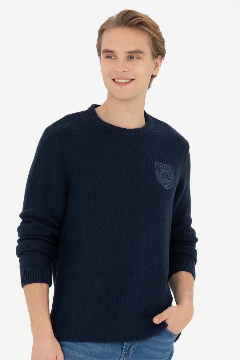 Erkek Lacivert Kazak - 50270998005