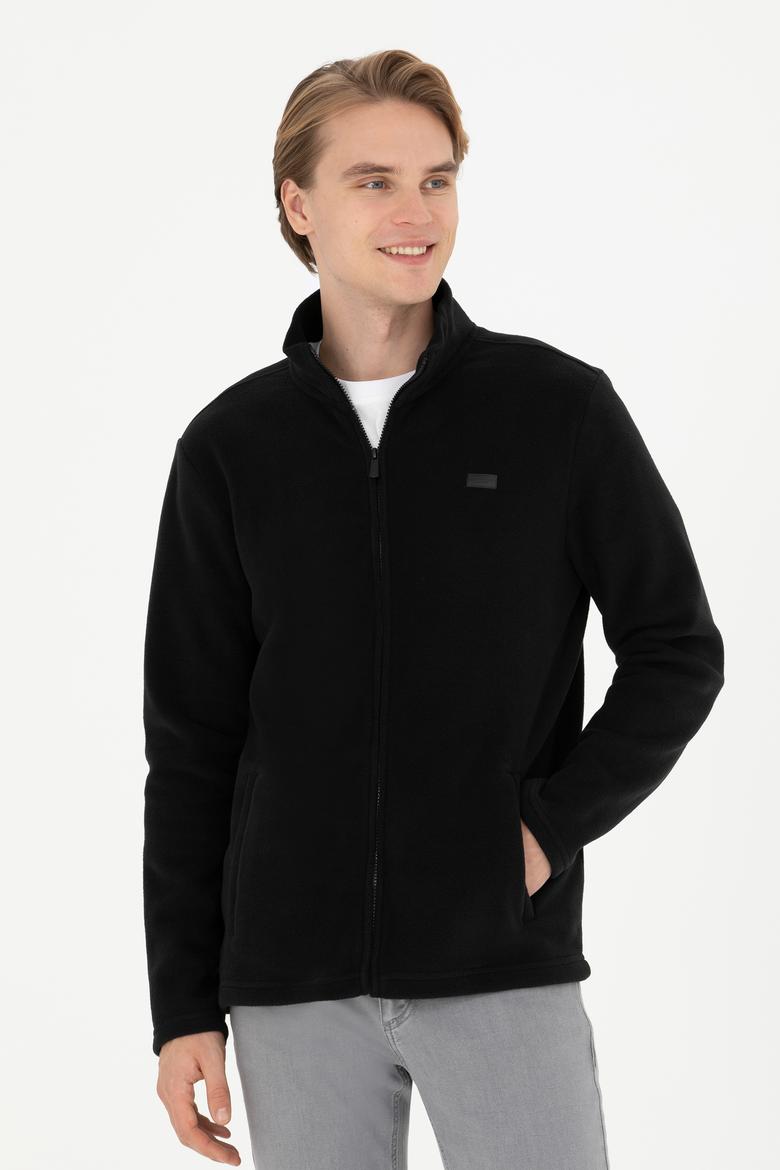 Erkek Siyah Örme Hırka - 50278927017