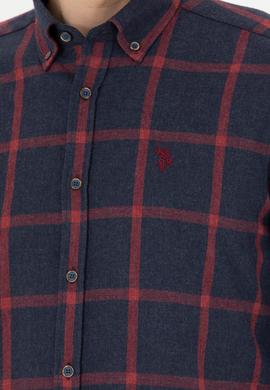 Erkek Lacivert Uzun Kollu Gömlek - 50279436008