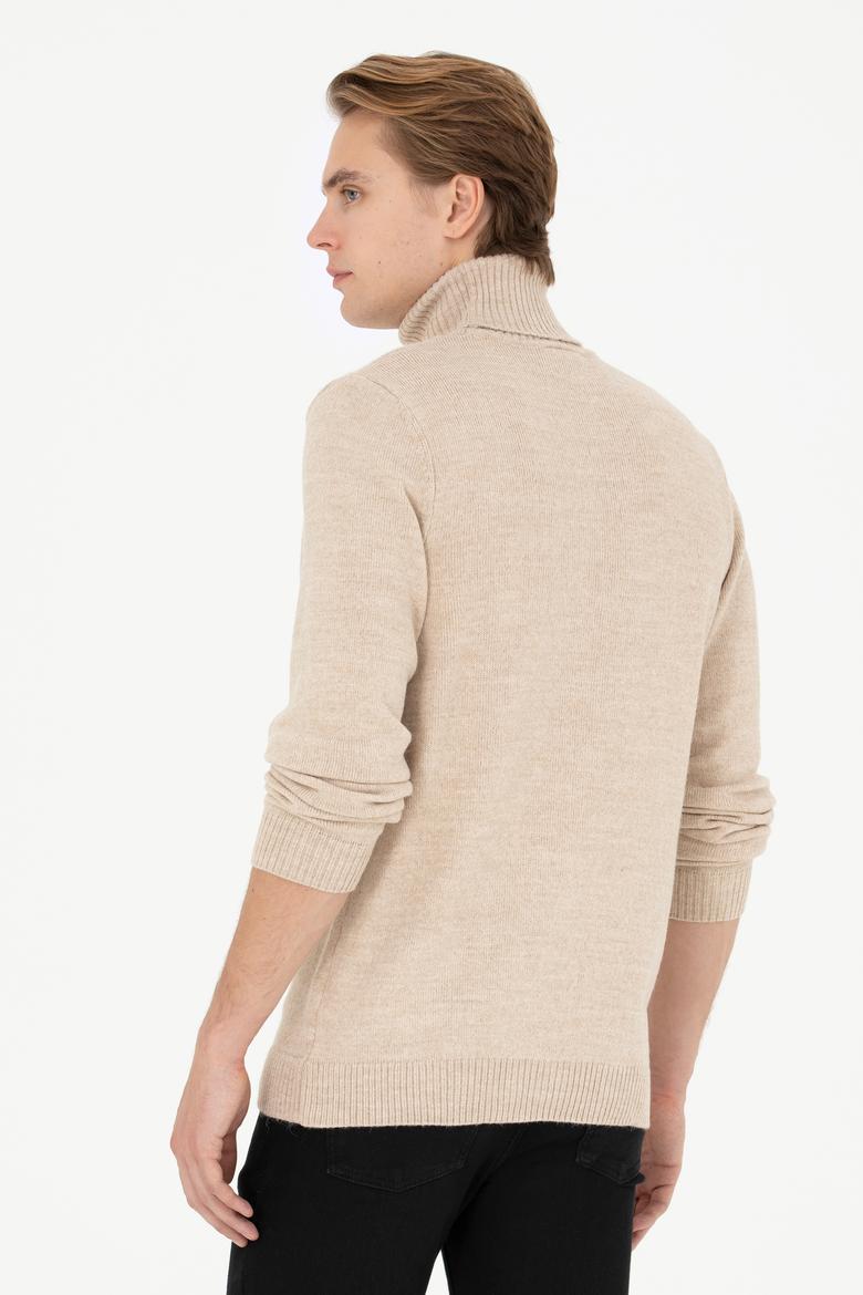 Erkek Taş Boğazlı Kazak - 50270982028