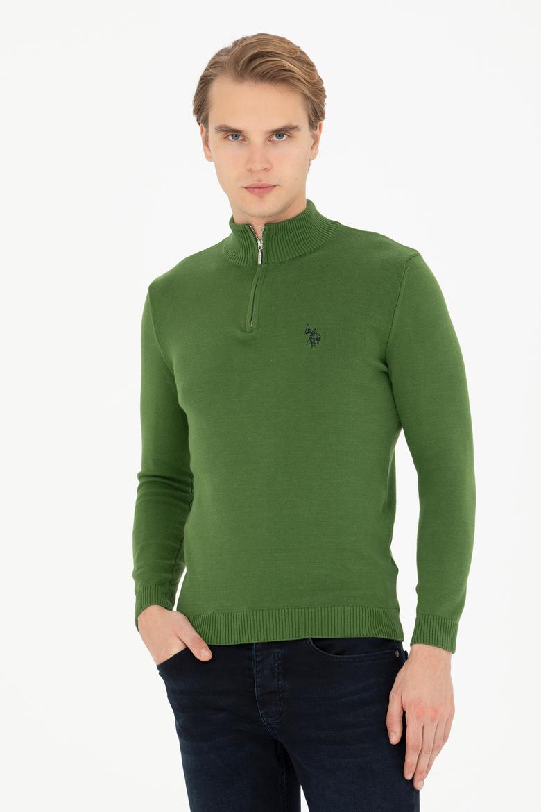 Erkek Yeşil Kazak - 50277114028