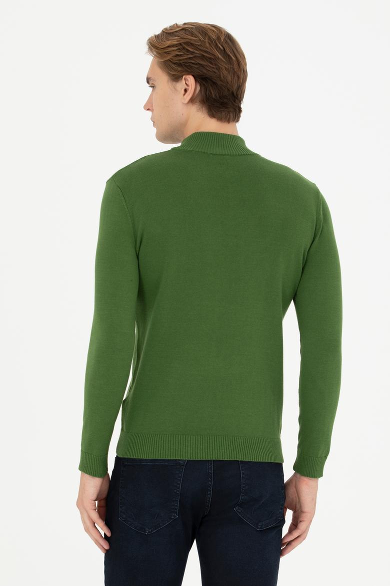 Erkek Yeşil Kazak - 50277114028