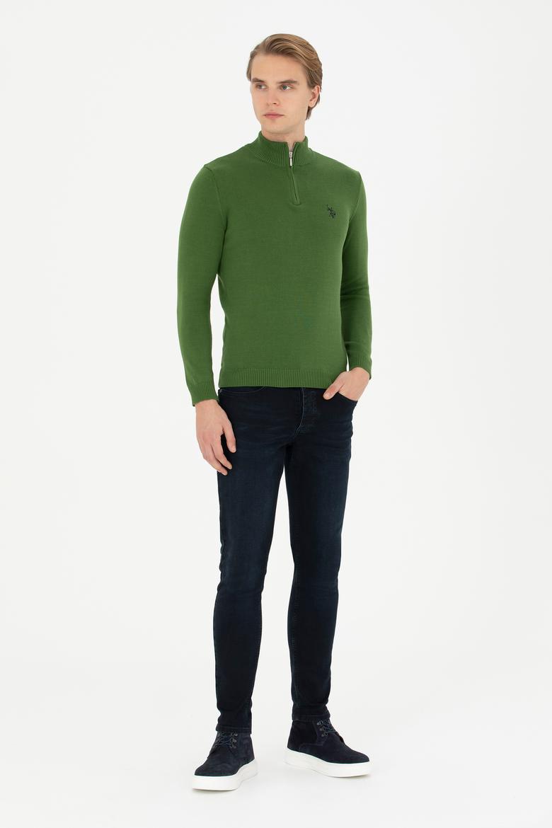 Erkek Yeşil Kazak - 50277114028