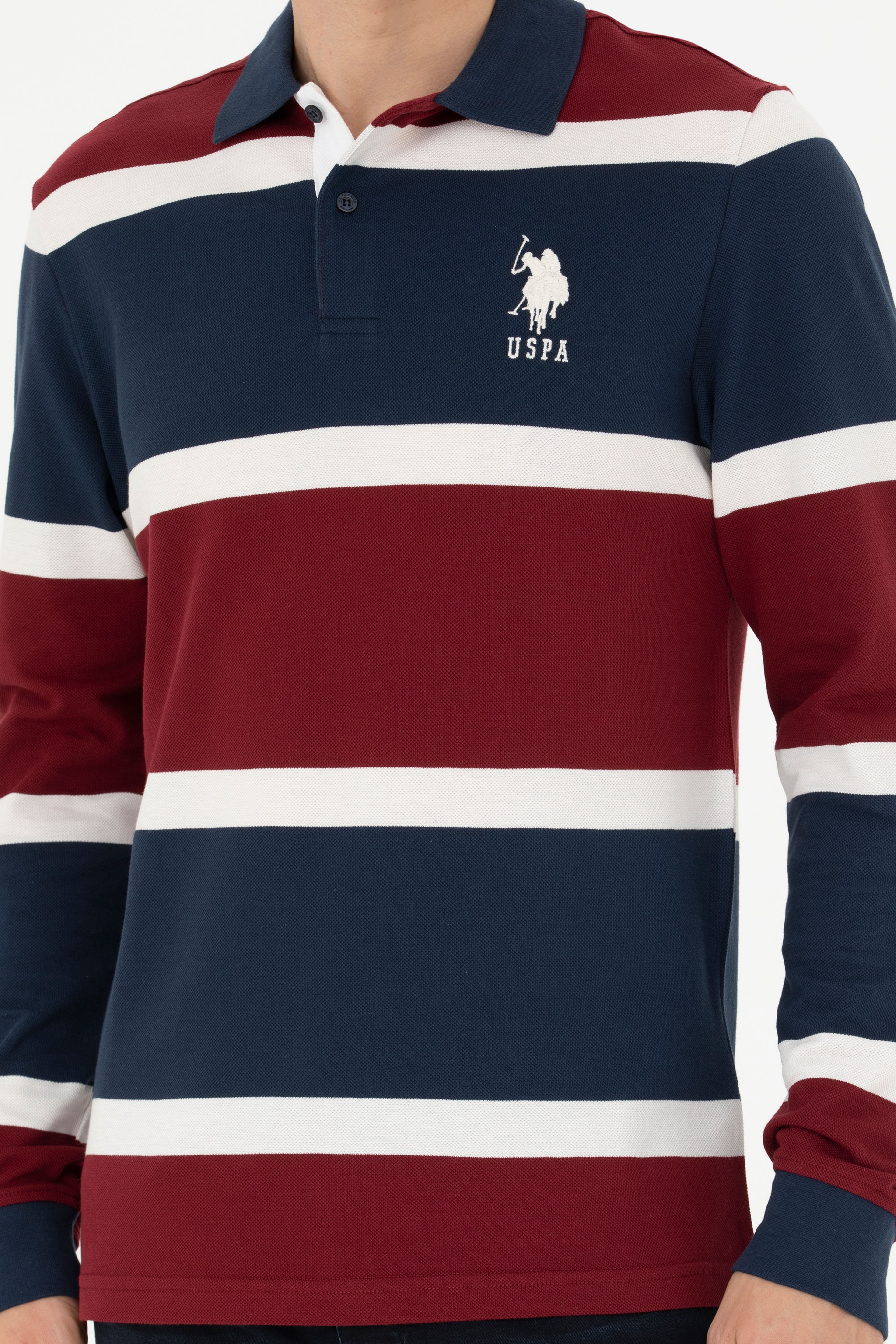 Erkek Bordo Sweatshirt - Image 6