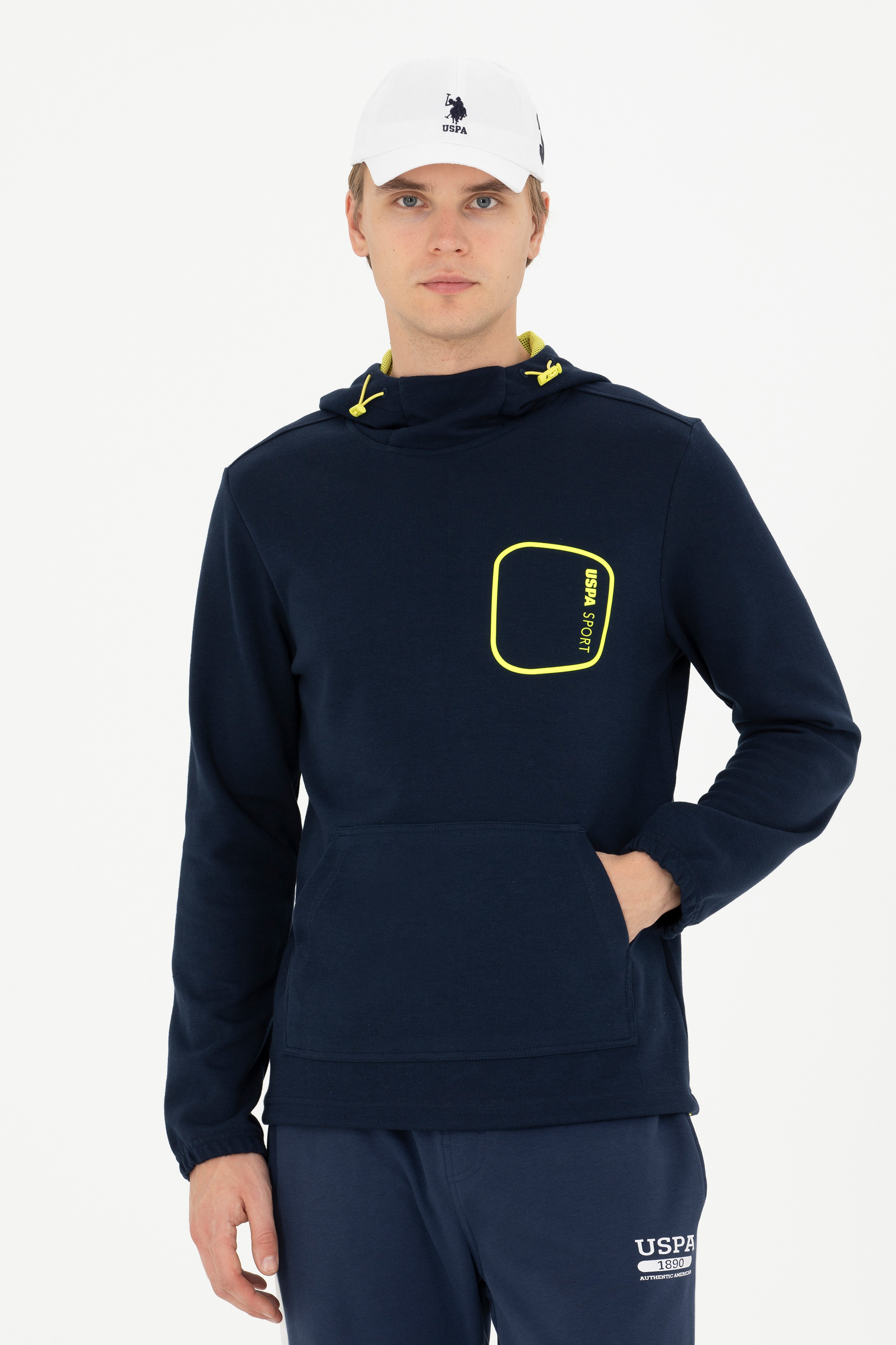 Erkek Lacivert Sweatshirt - Image 3