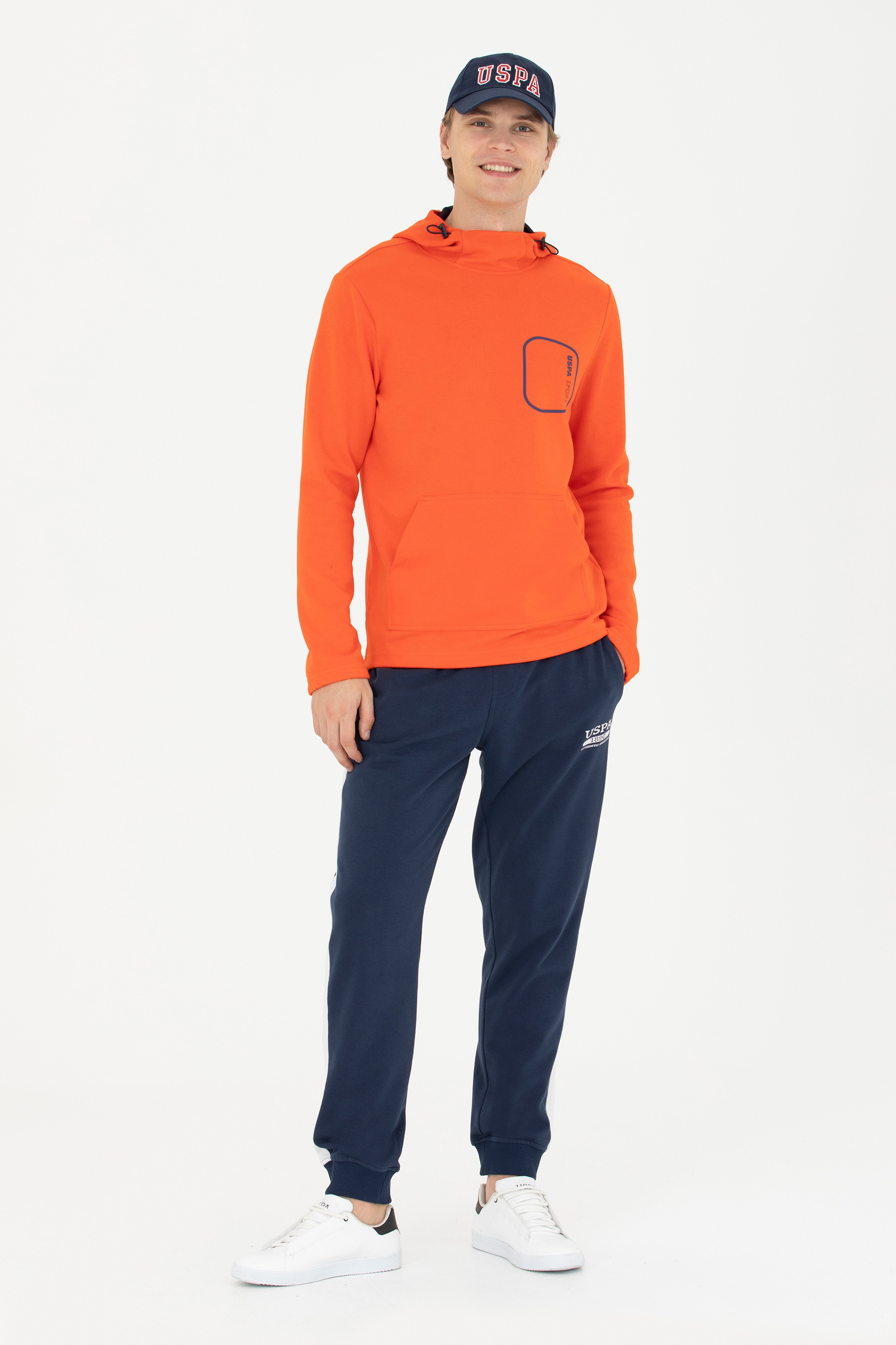 Erkek Turuncu Sweatshirt - Image 4