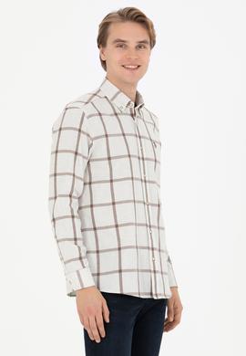 Erkek Taş Uzun Kollu Gömlek - 50279436036