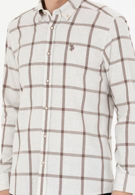 Erkek Taş Uzun Kollu Gömlek - 50279436036