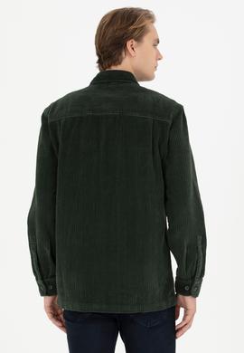 Erkek Yeşil Uzun Kollu Gömlek - 50272723019