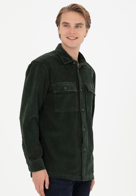 Erkek Yeşil Uzun Kollu Gömlek - 50272723019