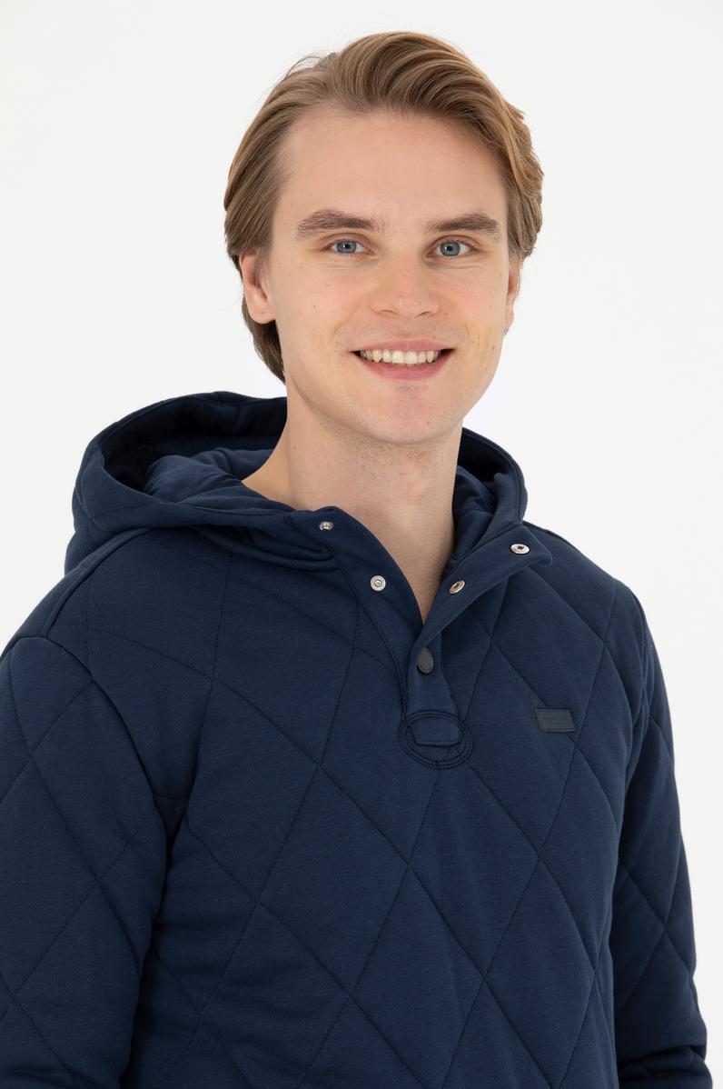 Erkek Lacivert Sweatshirt