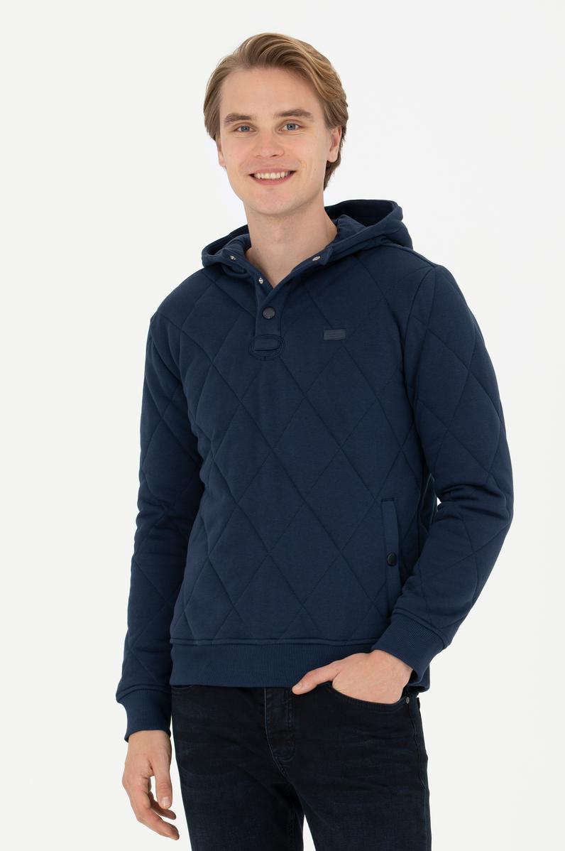 Erkek Lacivert Sweatshirt