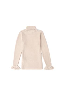 Kız Çocuk Krem Melanj Kazak - 50277085004