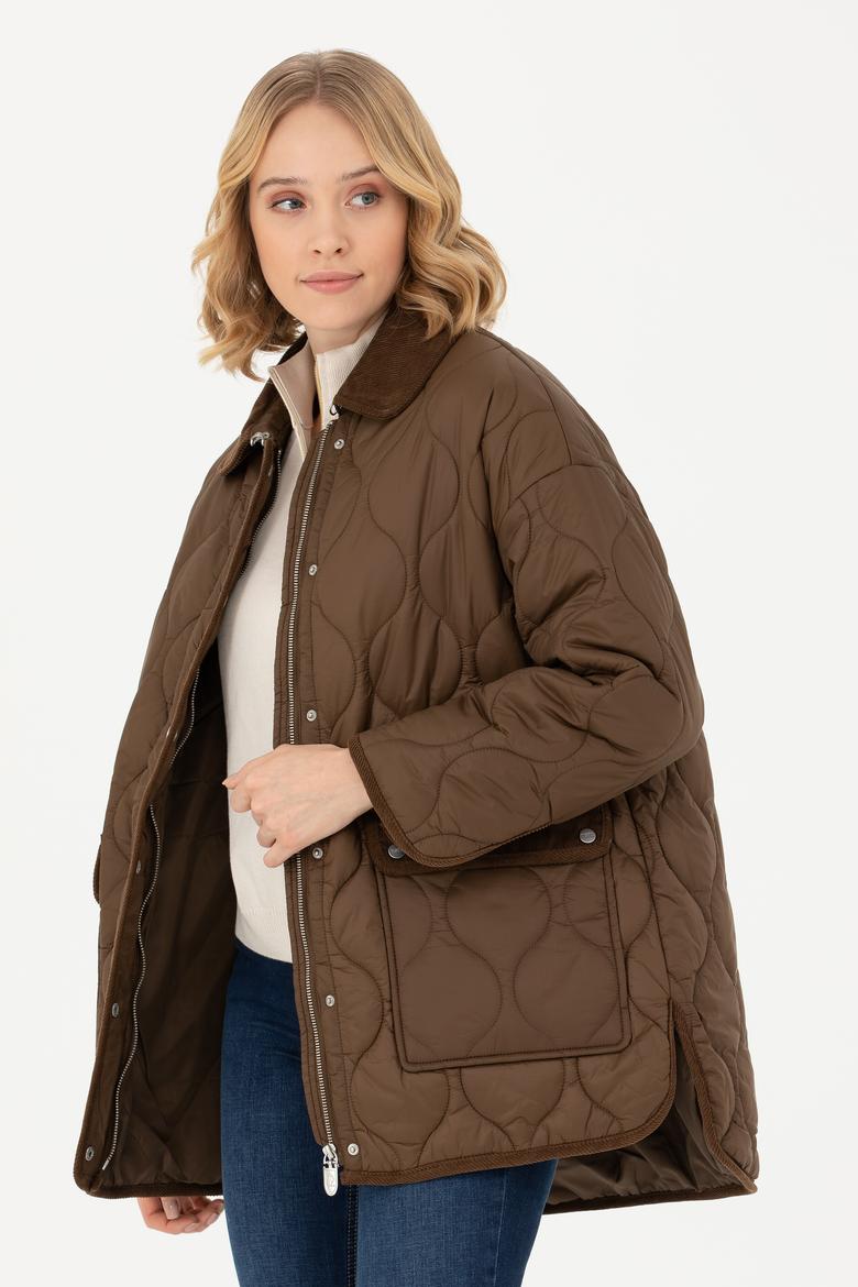 Kadın Açık Haki Kaban