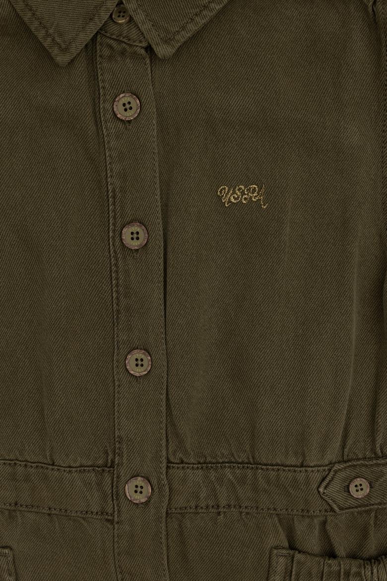 Kız Çocuk Haki Jean Elbise - 50272317001