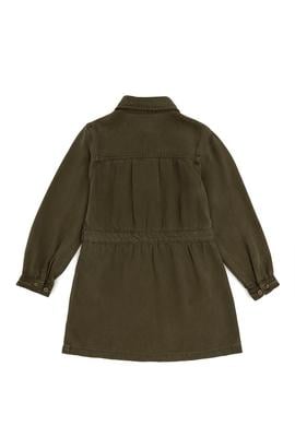 Kız Çocuk Haki Jean Elbise - 50272317001