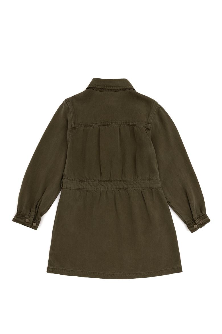 Kız Çocuk Haki Jean Elbise - 50272317001