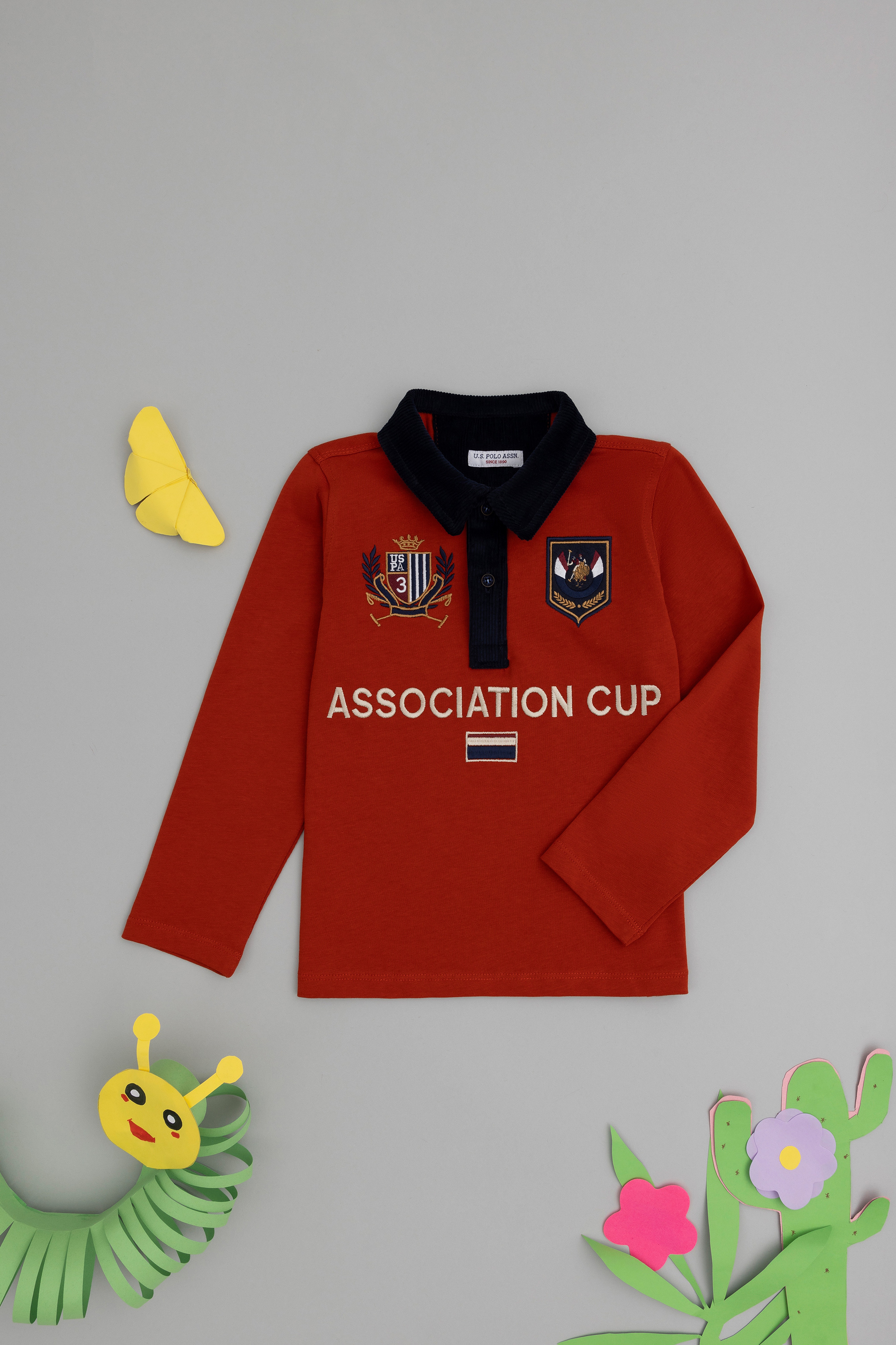 Erkek Çocuk Kiremit Sweatshirt - Image 1
