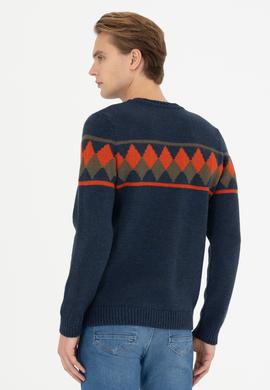 Erkek Lacivert Kazak - 50279603006